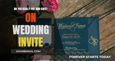 Wedding Invite Etiquette: Guests, Plus Ones, and More