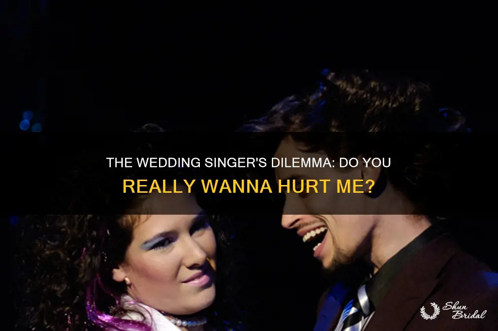 do you really wanna hurt me wedding singer