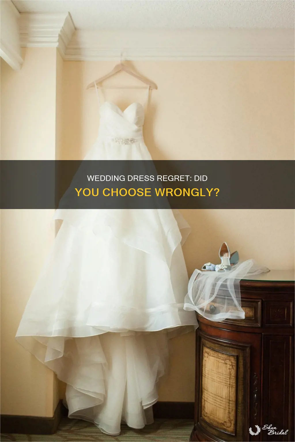 do you regret your wedding dress choice