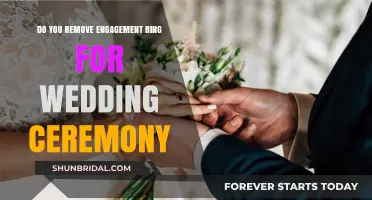 Engagement Ring: To Remove or Not for Wedding Vows