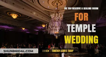 Sealing the Deal: Reserving a Temple Wedding Room