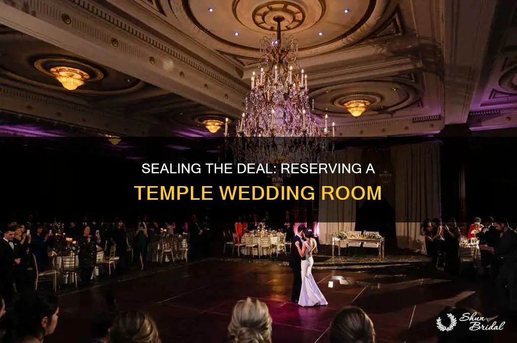 do you reserve a sealing room for temple wedding