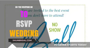 RSVP Etiquette: When to Decline a Wedding Invite