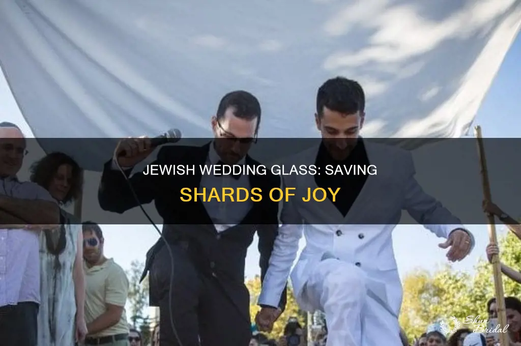do you save broken wedding glass jewish