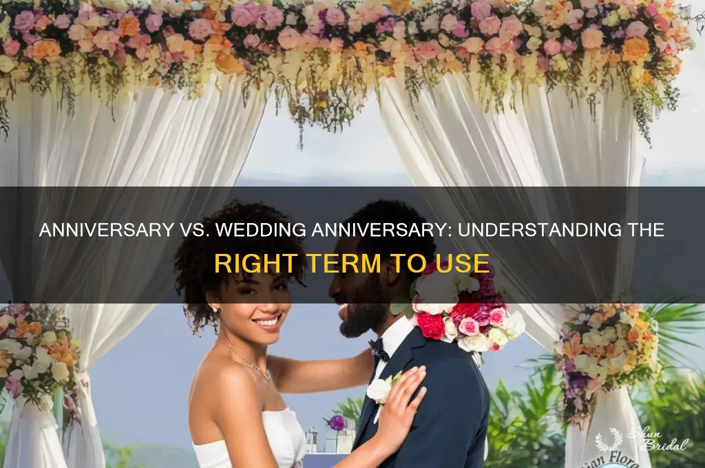 do you say anniversary or wedding anniversary