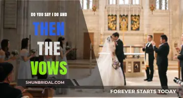 I Do" First or Vows? Understanding Wedding Ceremony Traditions and Orde