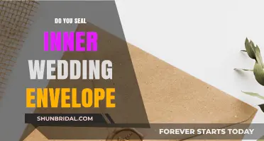 Sealing the Deal: Inner Wedding Envelope Etiquette