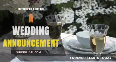 Should You Send a Gift for a Wedding Announcement? Etiquette Explained