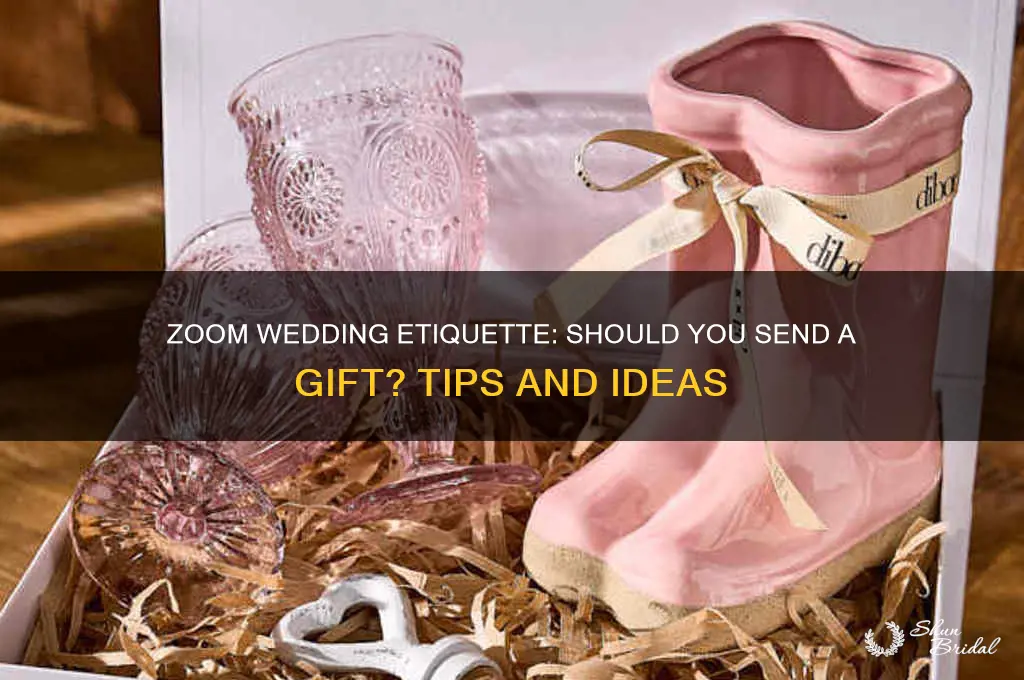 do you send a gift for a zoom wedding