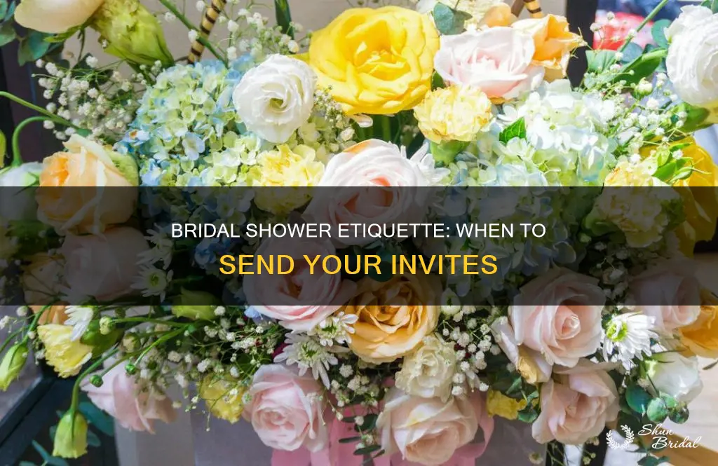 do you send bridal shower invites before wedding invites