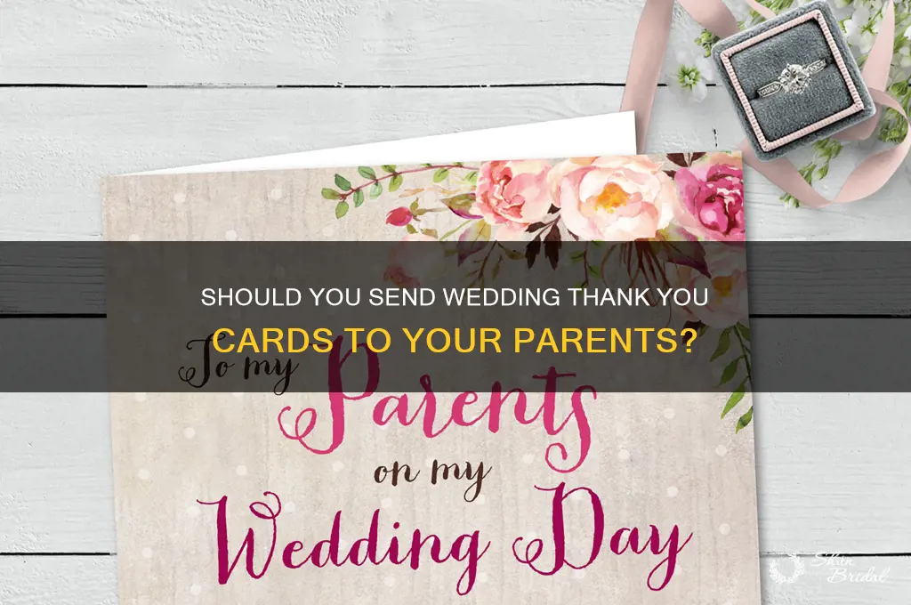 do you send wedding thank you cards to parents