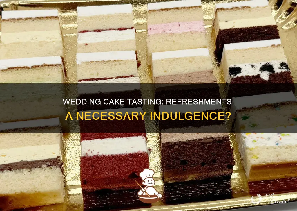 do you serve refreshments during a wedding cake tasting