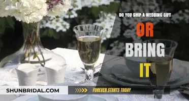 Shipping vs. Bringing Wedding Gifts: Etiquette and Practical Tips