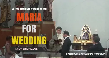 Ave Maria Wedding Guide: Singing Both Verses