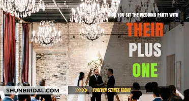 Should Wedding Party Members Sit with Their Plus Ones? Pros and Cons