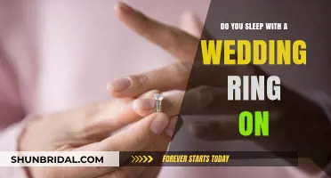 Wedding Ring: To Sleep or Not to Sleep With It