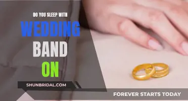 Wedding Bands: To Sleep or Not?