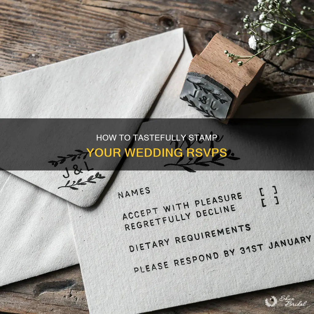 do you stamp wedding rsvp