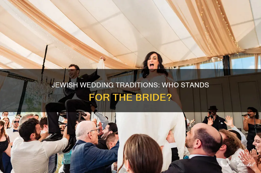 do you stand for a bride in a jewish wedding
