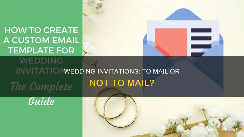 do you still mail wedding invitations