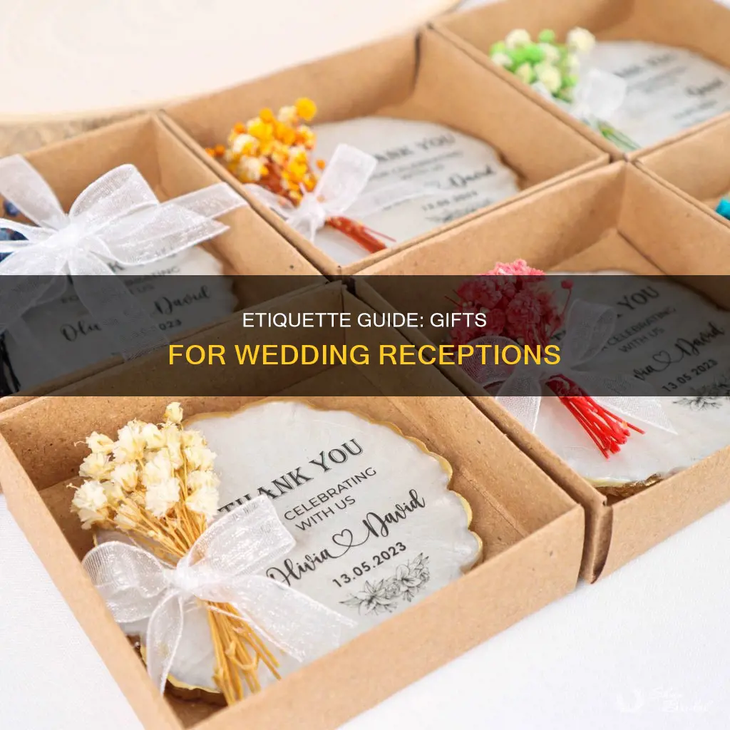 do you take a present to a wedding reception