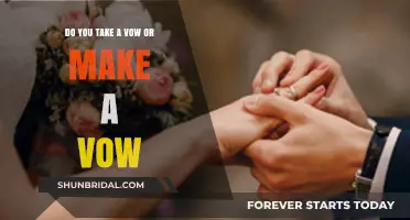Vow Confusion: Understanding the Difference Between Taking and Making a Vow