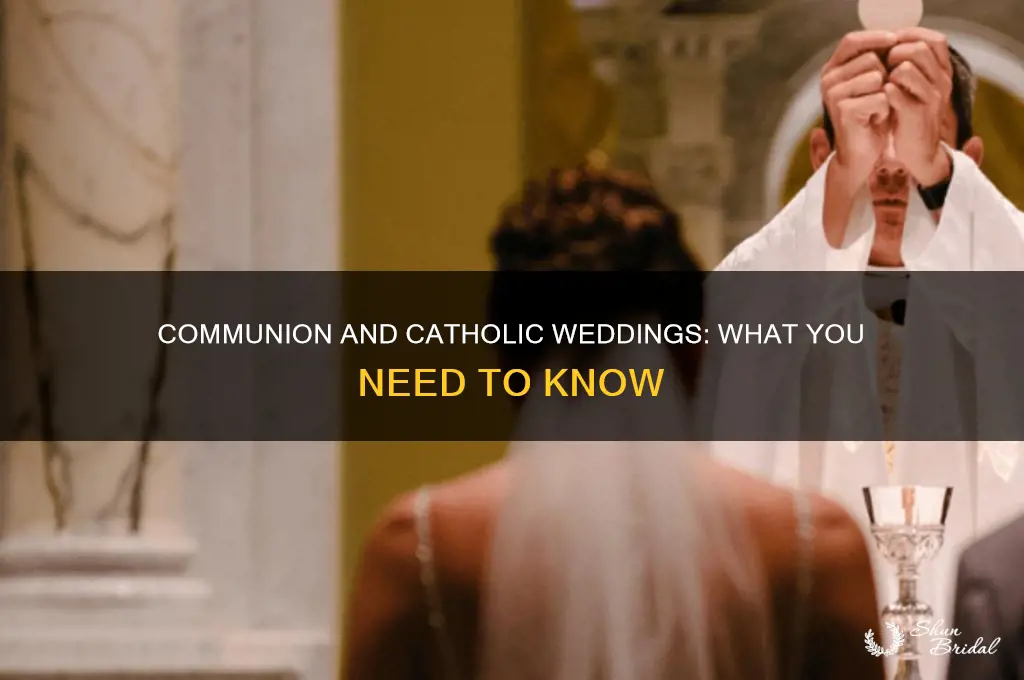 do you take communion at a catholic wedding
