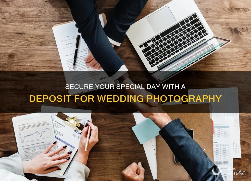 do you take deposits as a wedding photographer