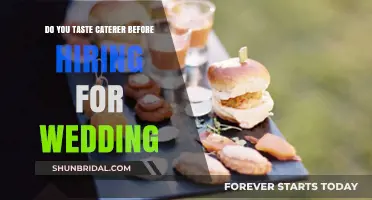 Sample the Caterer Before Your Big Day