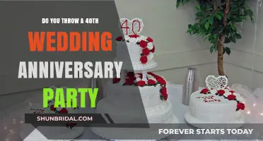 Celebrating 40 Years of Love: Should You Host an Anniversary Party?