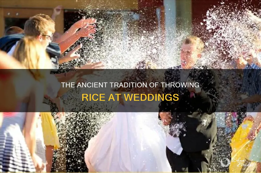 do you throw rice at a wedding