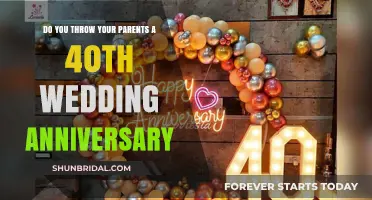 Celebrating 40 Years of Love: Should You Plan a Parents' Anniversary Party?