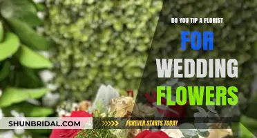 How Much to Tip Your Wedding Florist?