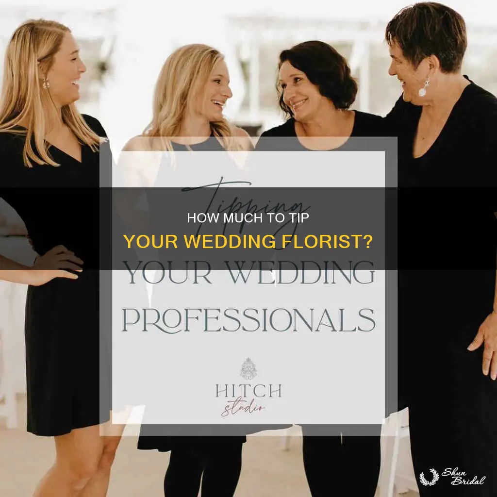 do you tip a florist for wedding flowers