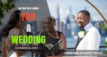 Tipping Etiquette: Wedding Officiants and Judges