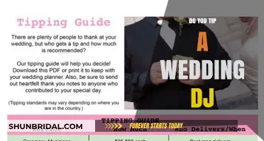 How Much Should You Tip Your Wedding DJ?