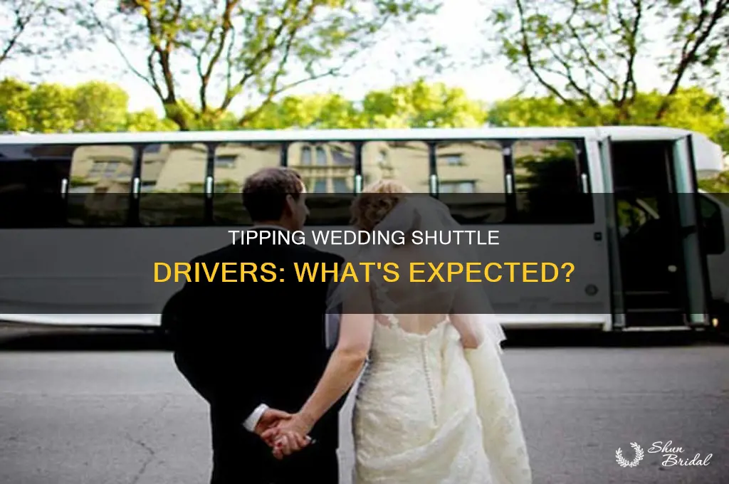 do you tip a wedding shuttle driver