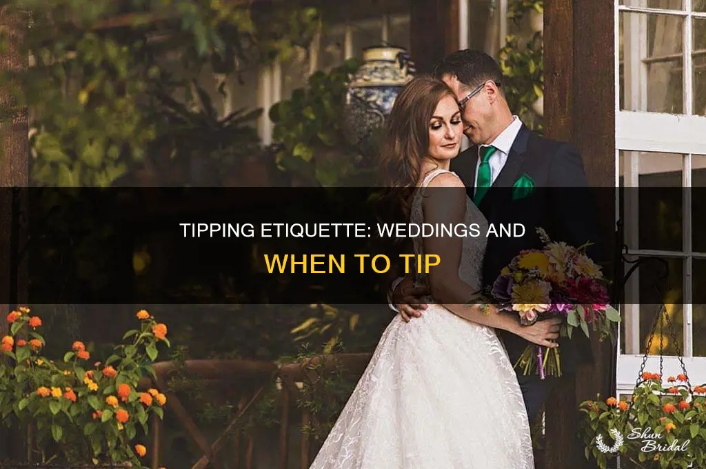 do you tip after a wedding