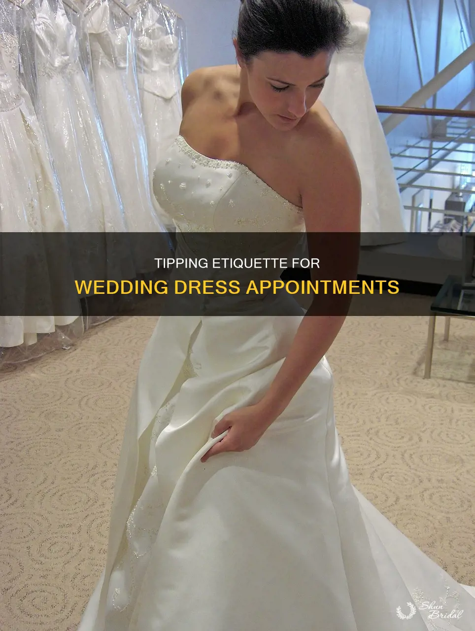 do you tip at a wedding dress appointment