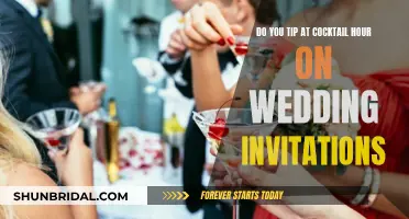 Cocktail Hour Confusion: Tipping Etiquette for Wedding Guests