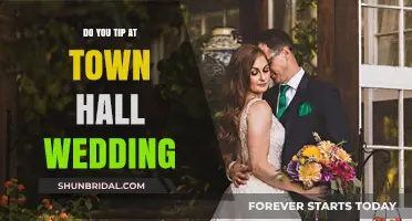 Tipping Etiquette for a Town Hall Wedding