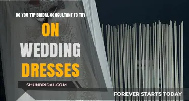 Tipping Etiquette for Wedding Dress Shopping
