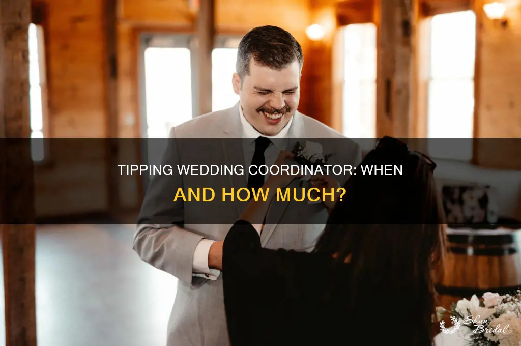 do you tip coordinator during wedding rehearsal
