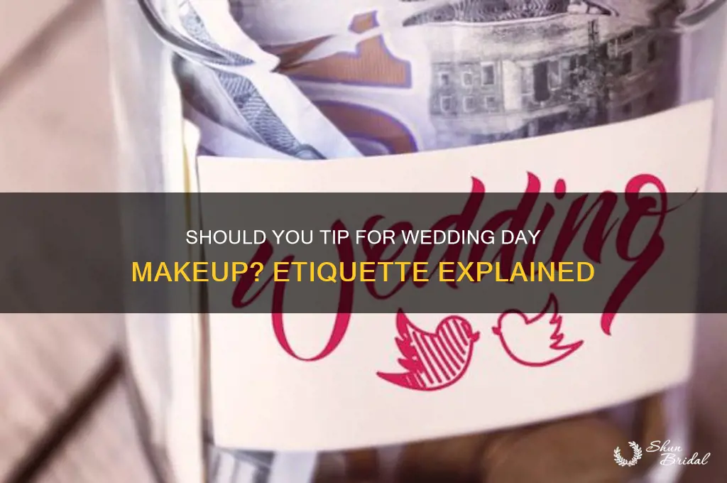 do you tip for wedding day makeup
