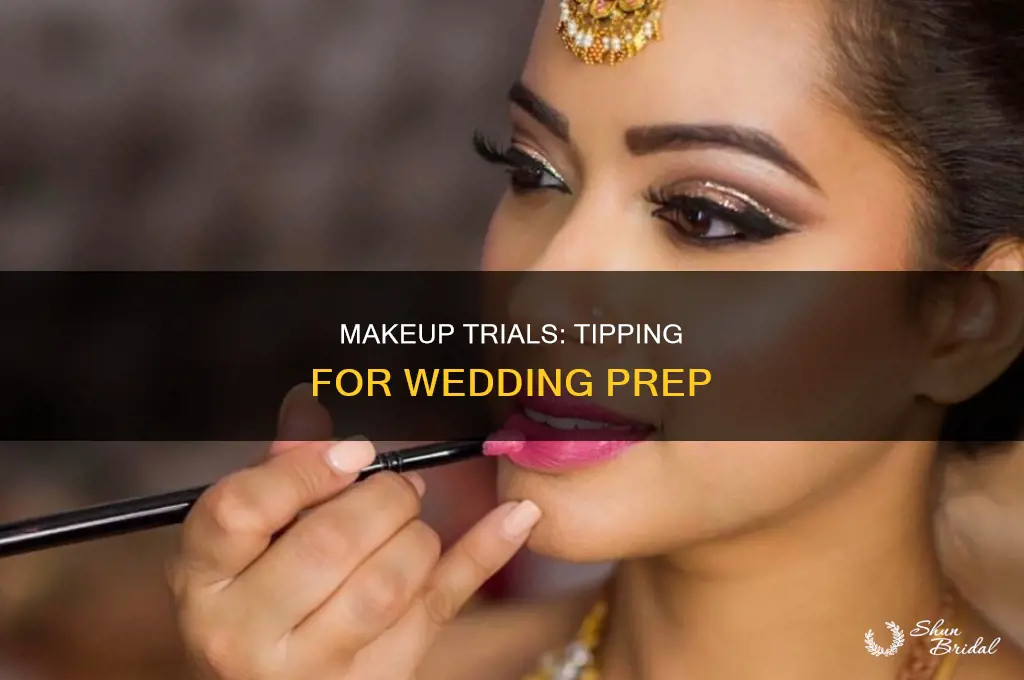 do you tip for wedding makeup trial