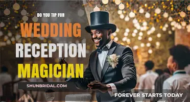 Tipping Etiquette for Wedding Reception Magicians