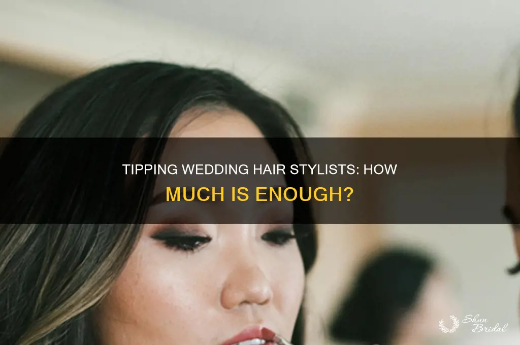 do you tip hair stylist for wedding