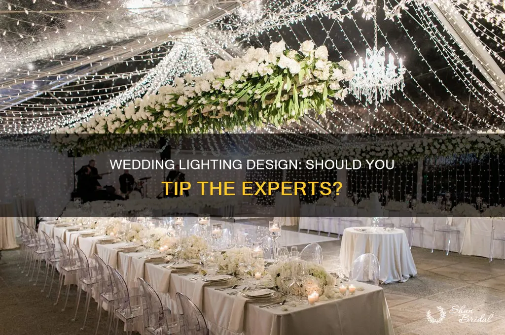 do you tip lighting design at wedding