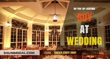 Tipping Etiquette: Lighting Experts at Weddings
