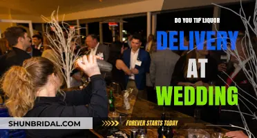 Tipping Etiquette for Liquor Delivery at Your Wedding